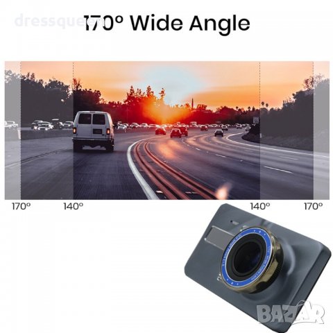 А10 Видеорегистратор за кола с камери за предно и задно виждане, снимка 11 - Аксесоари и консумативи - 38074801