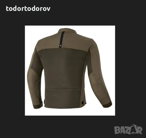 Лятно мото яке за мотор SHIMA OPEN AIR BROWN всички протектори, снимка 5 - Аксесоари и консумативи - 51282200