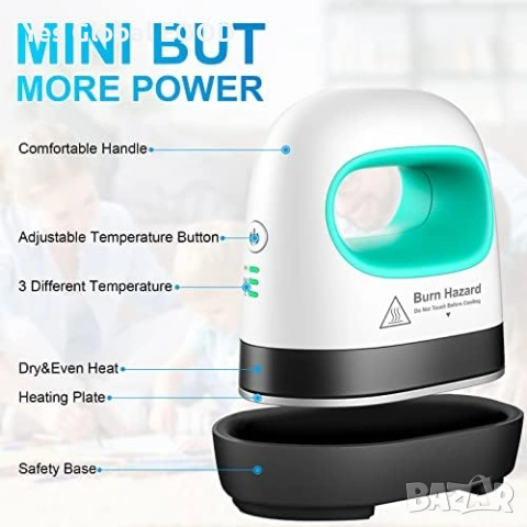 Mefine мини термопреса за тениски, снимка 4 - Друга електроника - 53883680