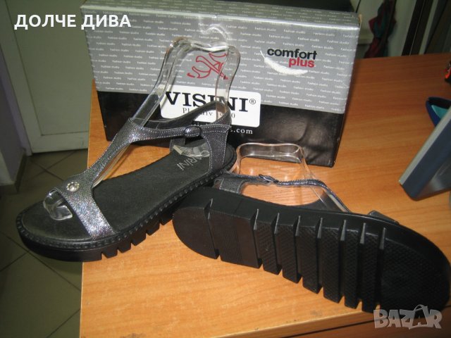 НАМАЛЕНИЕ Дамски сандали  естествена кожа черни, снимка 3 - Сандали - 29385620