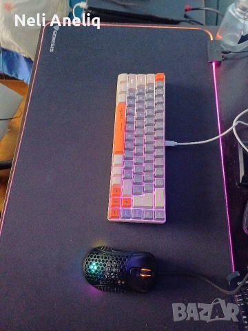 клавиатура мишка светещ малспас