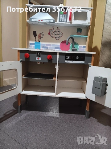 дървена кухня, снимка 2 - Играчки за стая - 53168783