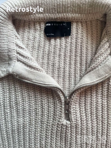 Дебел Плетен Мъжки Пуловер