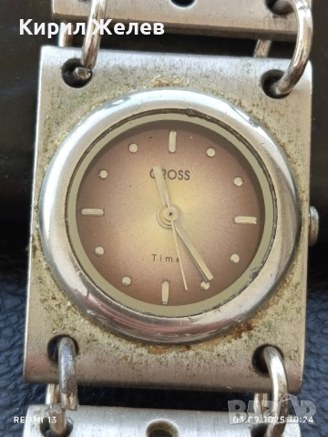Много красив стилен дизайн дамски часовник CROSS QUARTZ 21112, снимка 2 - Дамски - 51588435