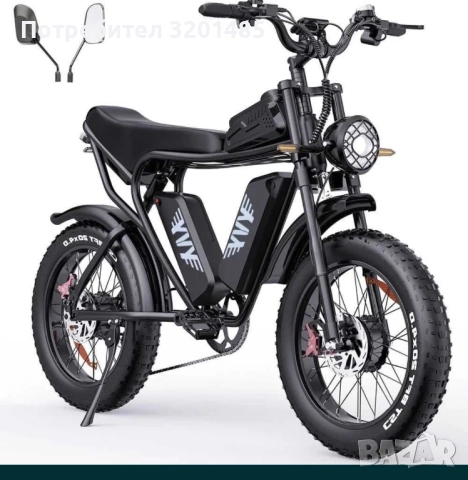 Електрически велосипед YVY/Ridstar Q20 Pro, 2000W, 40 AH, снимка 4 - Велосипеди - 52382575