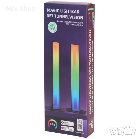 Нов Комплект от 2 интелигентни LED светлинни ленти , снимка 2 - Друга електроника - 55767729