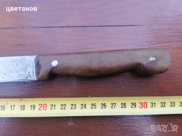 Голям нож, снимка 4 - Антикварни и старинни предмети - 36596587