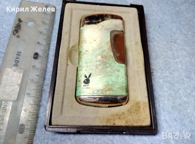 PLAYBOY СТАРА КОЛЕКЦИОНЕРСКА ГАЗОВА ЗАПАЛКА ПЛЕЙБОЙ с КУТИЙКАТА й 41037