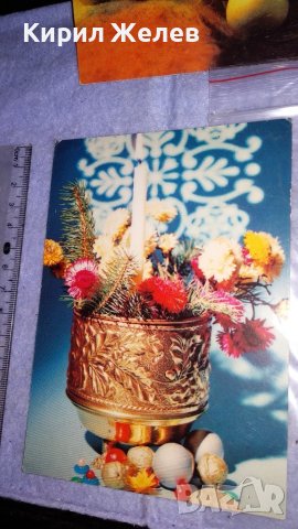 ЛОТ 4 СТАРИ ПОЩЕНСКИ КАРТИЧКИ ТЕМА КОЛЕДА НОВОГОДИШНИ ЧЕСТИТКИ ЗИМНИ ПРАЗНИЦИ 6544, снимка 3 - Филателия - 38788635