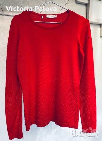 Блуза/ пуловер MAERZ MUENCHEN  100% меринос, снимка 7 - Блузи с дълъг ръкав и пуловери - 44445452