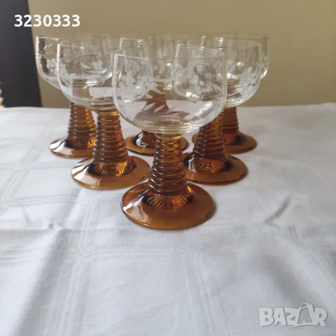  Кристални чаши за ракия/вино, снимка 6 - Чаши - 47564316