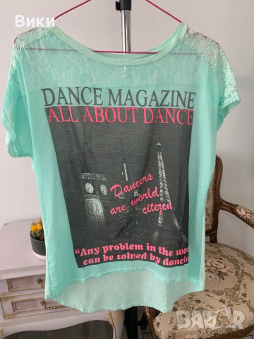 Дамска тениска в универсален размер , снимка 5 - Тениски - 44728323