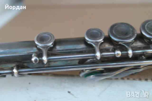 Английска посребрена флейта ''Boosey & Hawkes London'', снимка 6 - Антикварни и старинни предмети - 51264918