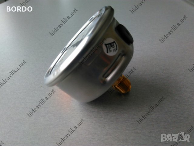 Манометър с глицерин WIKA - Ф63/0-25 bar (аксиален), снимка 2 - Резервни части за машини - 30973081