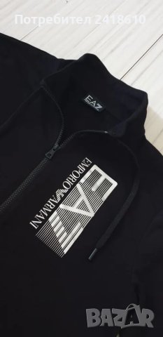 Emporio Armani EA7 Full Zip Mens Size L / XL НОВО! ОРИГИНАЛ! Мъжко Горнище!