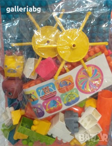 Детски конструктор с едри части + фигурка 