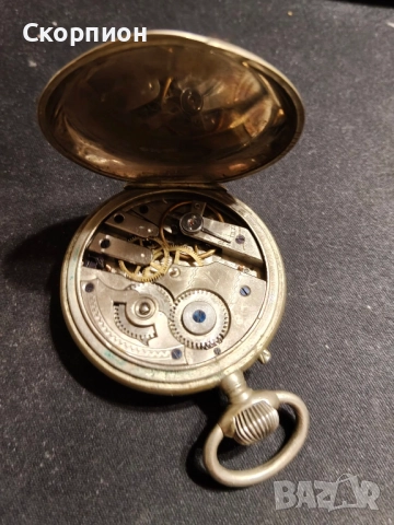 Швейцарски джобен часовник 1905г.  - 6 РУБИНА -  ПРОМОЦИЯ, снимка 8 - Джобни - 48833608