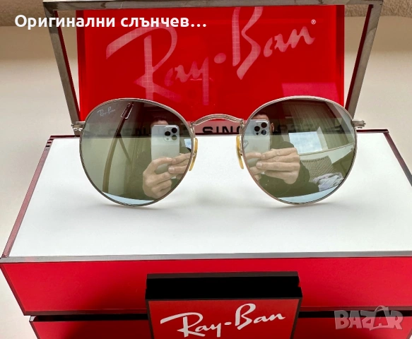 Ray Ban RB3447 Round Metal,огледални