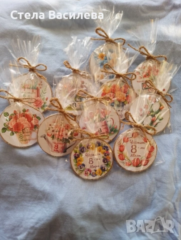 Магнитчета за 8ми март , снимка 2 - Подаръци за жени - 53042516
