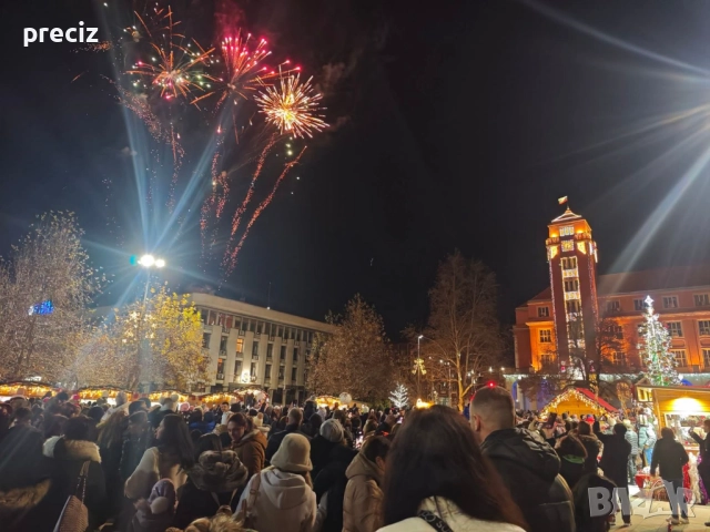 Фойерверки - заря  Плевен 