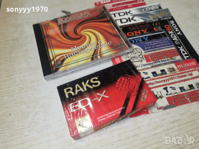 ПЕСНИ С НАСТРОЕНИЕ RAKS-НОВА КАСЕТА 0804261544H2E6R, снимка 3 - Аудио касети - 54135521