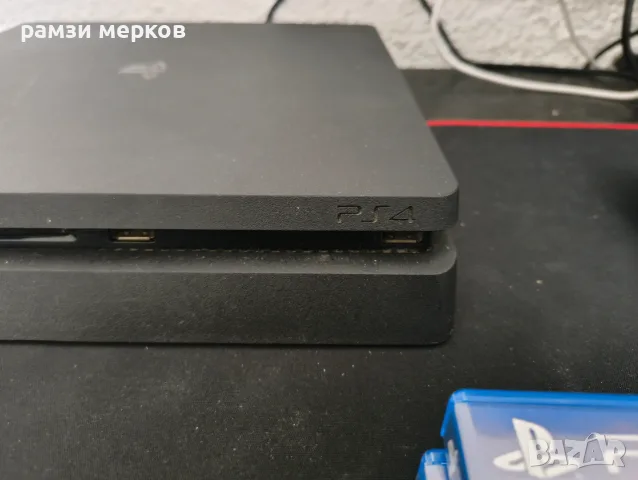 ps4 slim 512gb с две игри и контролер , снимка 2 - PlayStation конзоли - 56075375