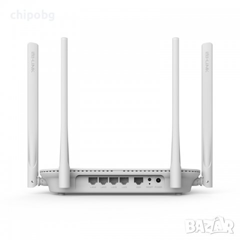 Безжичен рутер LB LINK BL-WR1300H, 1200Mbps, Dual-Band, 4 антени, Бял, снимка 4 - Рутери - 37452699