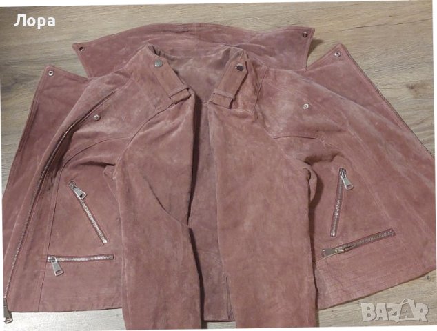 Дамско яке естествен велур , снимка 7 - Якета - 42474229