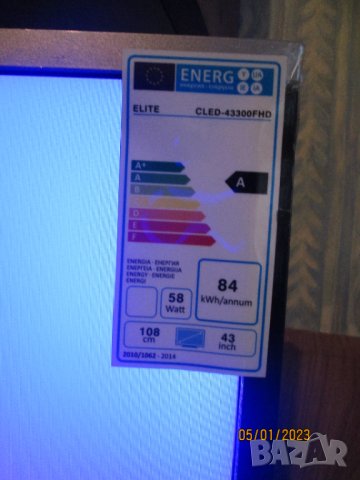 -20%Продавам нов  извит телевизор 43  инча Елите, снимка 4 - Телевизори - 39201857