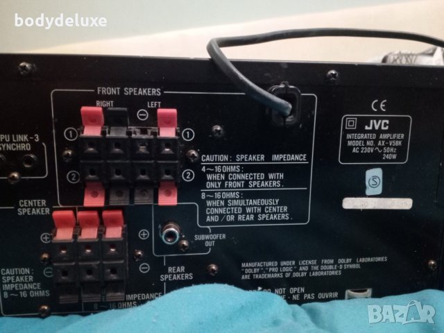 JVC AX-V5 усилвател, снимка 3 - Ресийвъри, усилватели, смесителни пултове - 18081417