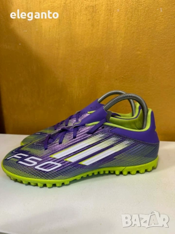 Мъжки футболни стоножки ADIDAS F50 Club Turf Boots , № 41.5, снимка 4 - Спортни обувки - 54345725