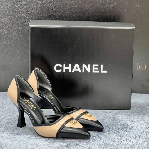 обувки на ток chanel