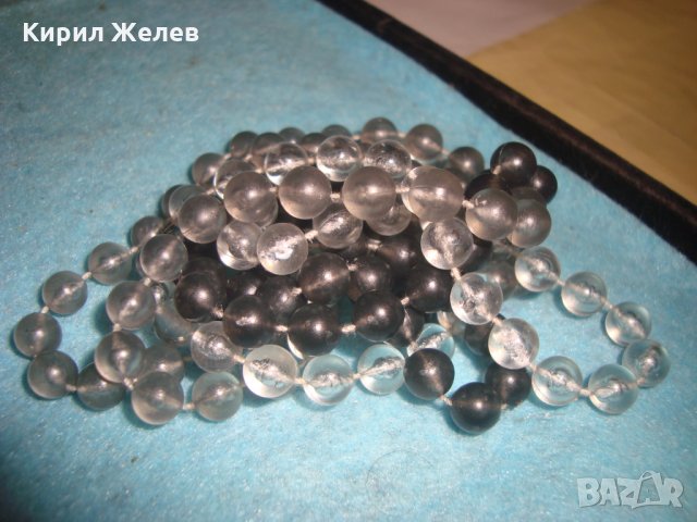 КРИСТАЛНА ВИНТИДЖ РЕТРО АРТ ОГЪРЛИЦА ГЕРДАН КОЛИЕ БЕЛ ЕПОК СТИЛ 27049, снимка 5 - Колиета, медальони, синджири - 35119902