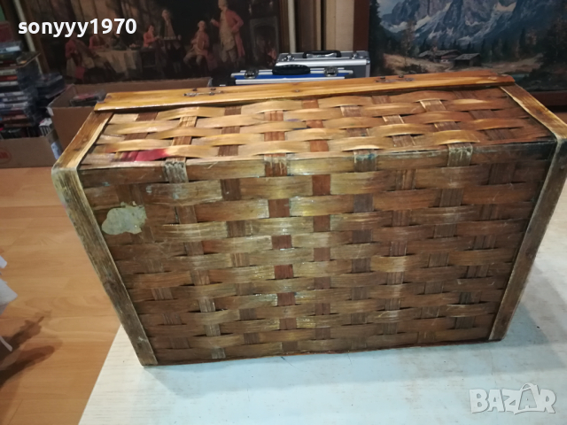 антика-стара плетена кутия 2403240944LNWC, снимка 10 - Антикварни и старинни предмети - 44920208