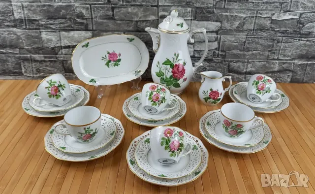 Ажурен сервиз за кафе за 6 човека - Schumann Arzberg, снимка 1