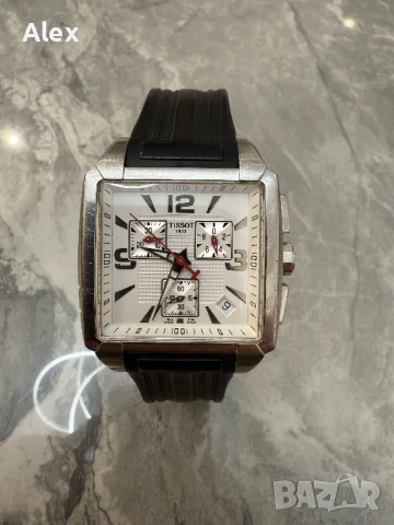 Часовник Tissot T005.517A Silver Chronograph Quartz , снимка 2 - Мъжки - 50449405