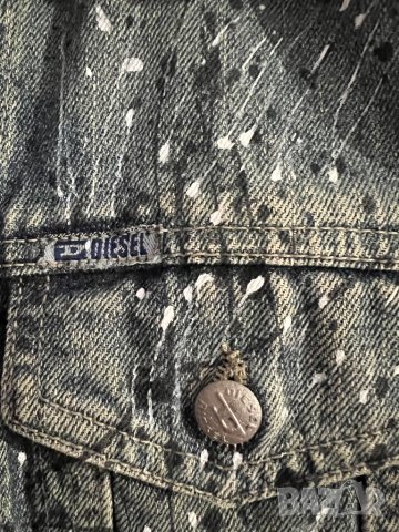 Оригинално дамско дънково яке- сафари на Diesel, снимка 5 - Якета - 38242024