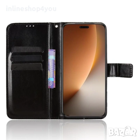 Кожен Калъф Тип Тефтер за Honor Magic8 Pro, снимка 4 - Калъфи, кейсове - 54361818