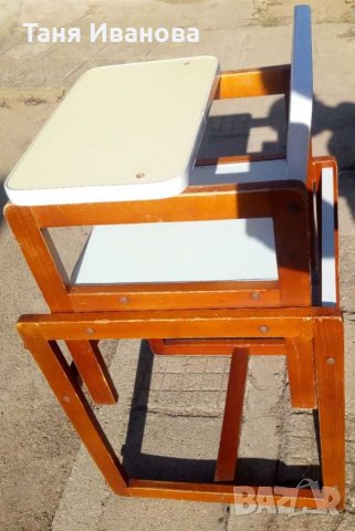 Дървено столче за хранене, снимка 3 - Столчета за хранене - 30227108
