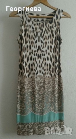 Свежа лятна рокля с леопардов десен, снимка 1 - Рокли - 30070973