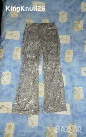 Панталон с пайети H&M  , снимка 3 - Панталони - 50885293
