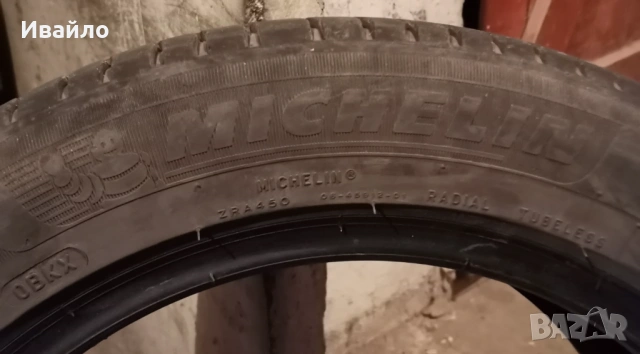 Продавам 2 броя летни гуми 205.55.16 на 1 сезон дот 2021 Мишелин , снимка 4 - Гуми и джанти - 54006308
