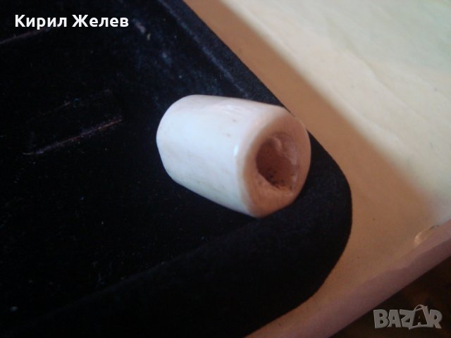 СТАРО ЗВЕНО от РОГ за НАНИЗ ГЕРДАН БРОЕНИЦА РЪЧНО ШЛИФОВАНО КОСТЕНО БИЖУ 24914, снимка 8 - Антикварни и старинни предмети - 34420598