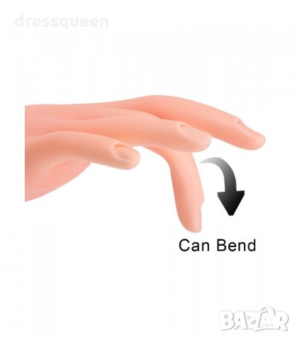 3174 Силиконова ръка за маникюр тренировъчна, снимка 3 - Педикюр и маникюр - 34236814