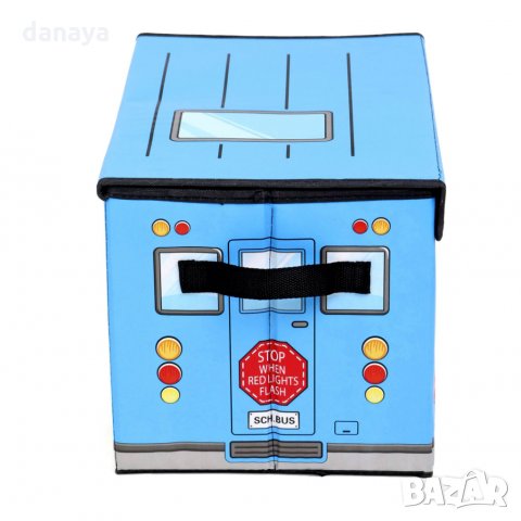 1520 Детска сгъваема кутия за съхранение на играчки АВТОБУС, снимка 4 - Други - 29131166