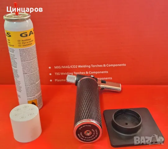Горелка фин пламък с включен флакон газ пропан-бутан , снимка 2 - Други машини и части - 48515975