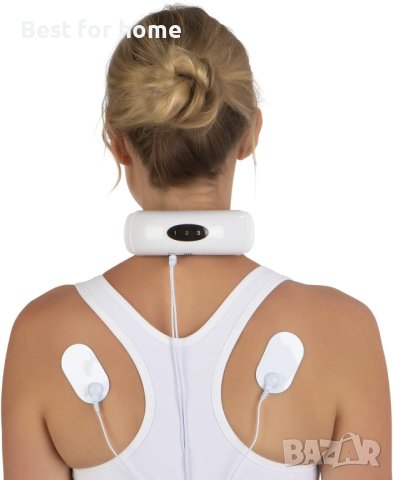 MAXXMEE масажор за врат EMS с допълнителни електроди за цялото тяло, снимка 5 - Масажори - 42715450