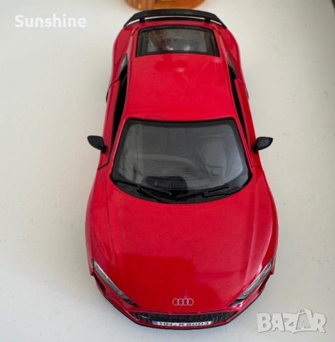 Метална количка играчка червено Ауди 