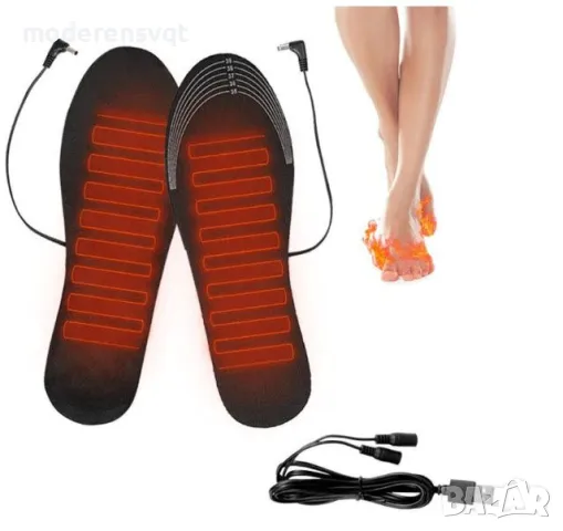 Нагревателни стелки за обувки с USB, снимка 6 - Други - 48056131
