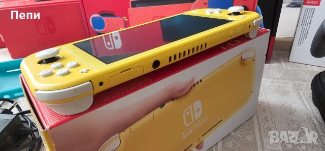 Nintendo Switch Lite Yellow 32 GB + 128GB карта, снимка 7 - Nintendo конзоли - 52986976